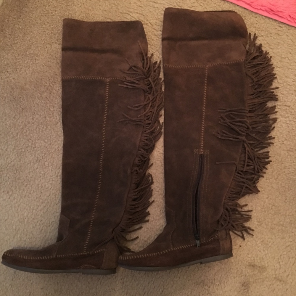 Minne tonka suede over the knee boots